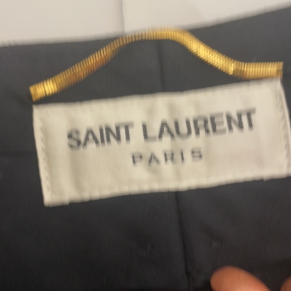 YVES ST LAURENT Black wool pants size 12  $95 - Picture 8 of 12